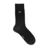 CA0009 Calcetin largo Black-Grey stripes 2p-2